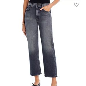 MOTHER DENIM | The Rambler High Rise Ankle Straight Jeans in Outta Sight 28